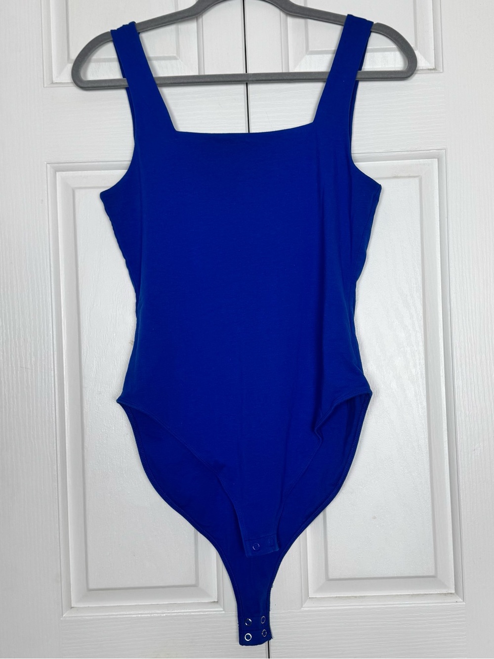 Old Navy Royal Blue Square Neck Bodysuit